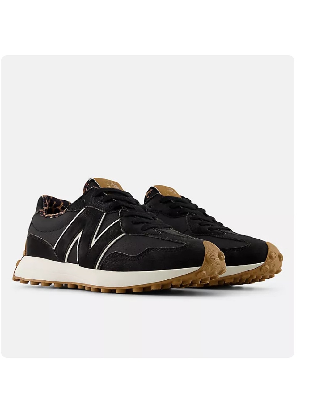 New Balance Black Gum Trail-Style Sneakers - Picture 2 of 5